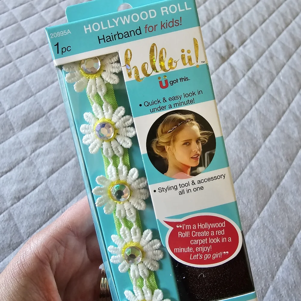 ⭐4/$20 Scunci Hollywood Roll Hairband‎ for kids New